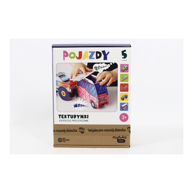GRA Tekturynki Europuzzle Pojazdy 55243