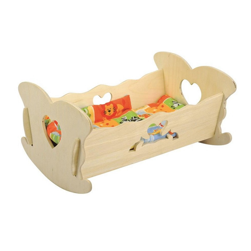 Kołyska mała dla lalek Bączek 03459