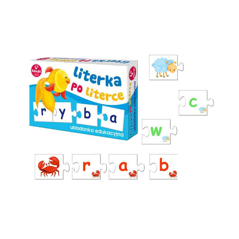 Literka po literce - układanka edukacyjna 60390