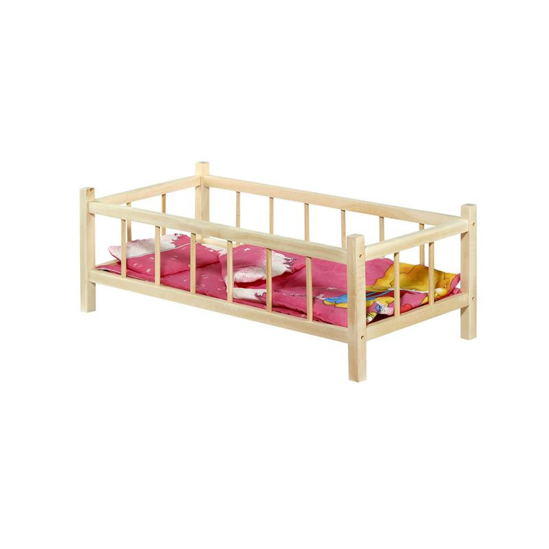 Łóżeczko duże z pościelą B 04005