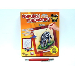 Mirage ZOO Zebra wypukła malowanka 61606 16067