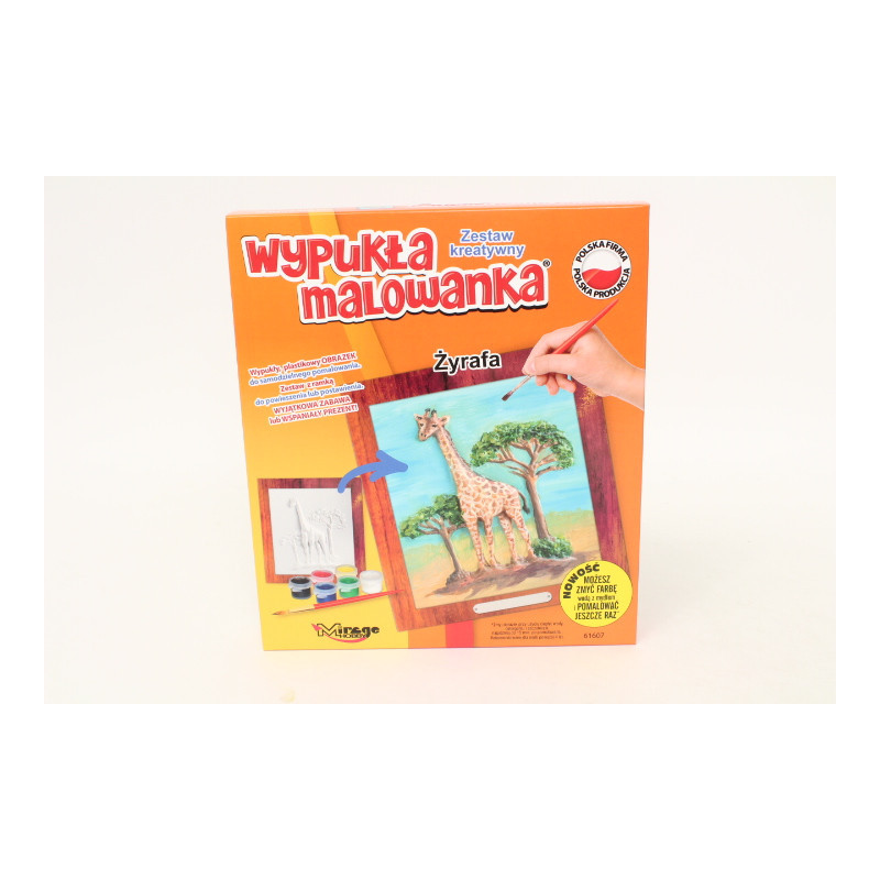 Mirage ZOO Żyrafa wypukła malowanka 61607 16074