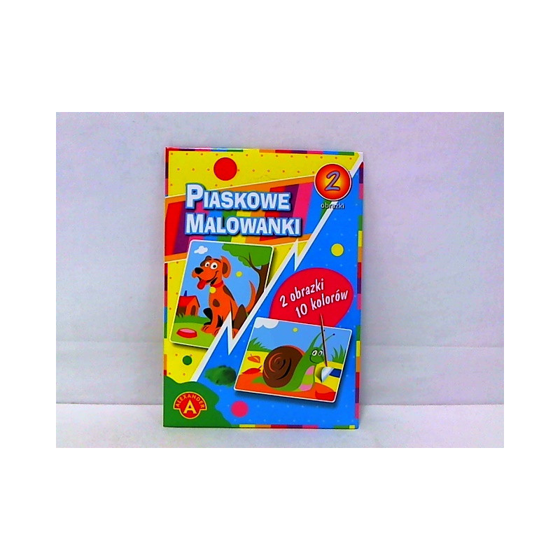 Piaskowa malowanka-pies, ślimak 14006