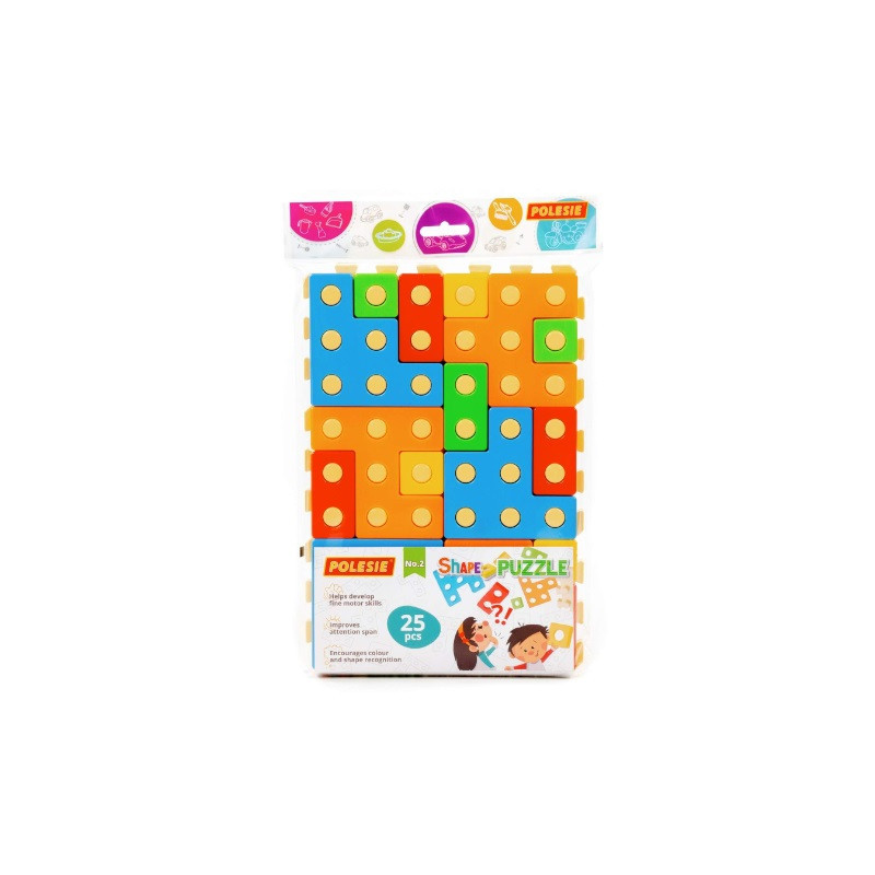 Zabawka edukacyjna Ułóż puzzleNr2 25el worek 93943