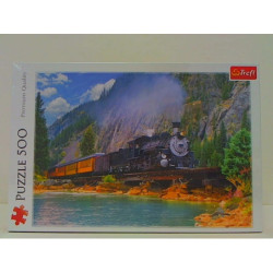 PUZZLE 500 Górski pociąg 37379