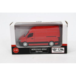 Model MercedesBenzSprinter 1:32 czerw B-947 29477