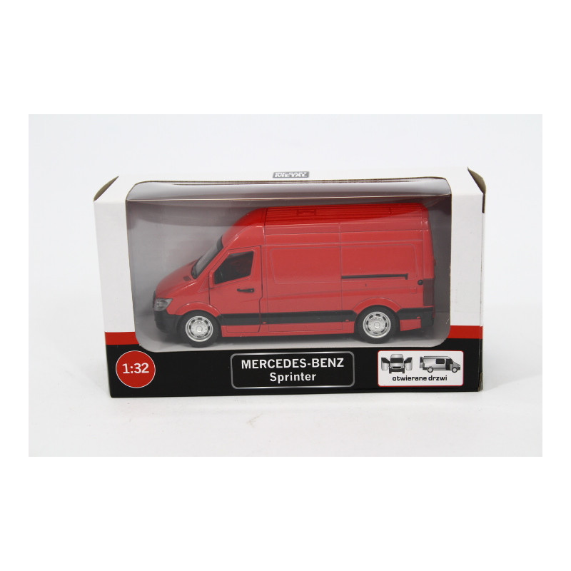 Model MercedesBenzSprinter 1:32 czerw B-947 29477