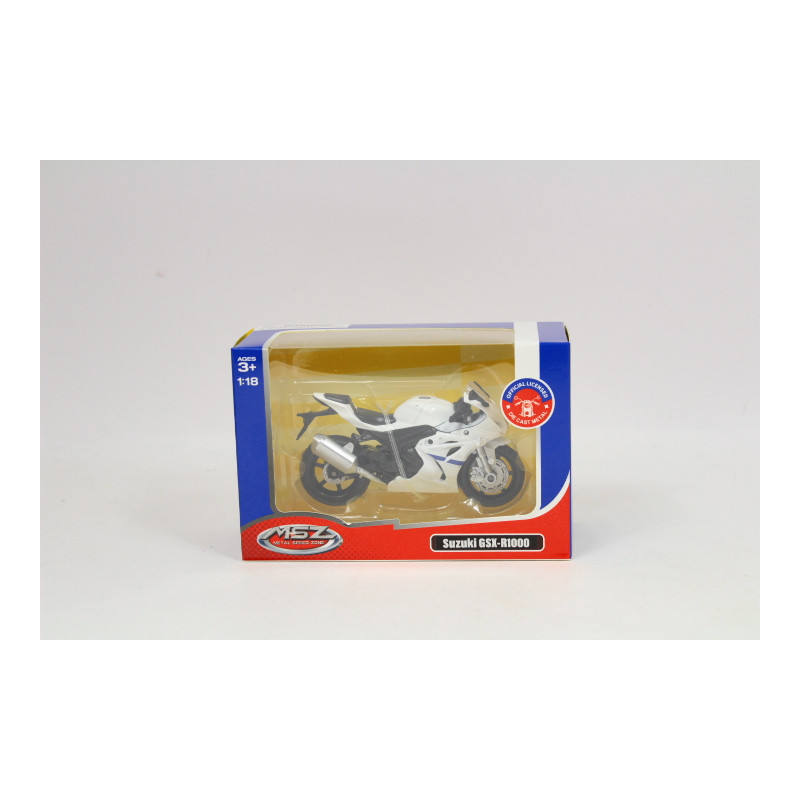 Model MSZ 1:18 Suzuki GSX-R1000 biały 33167