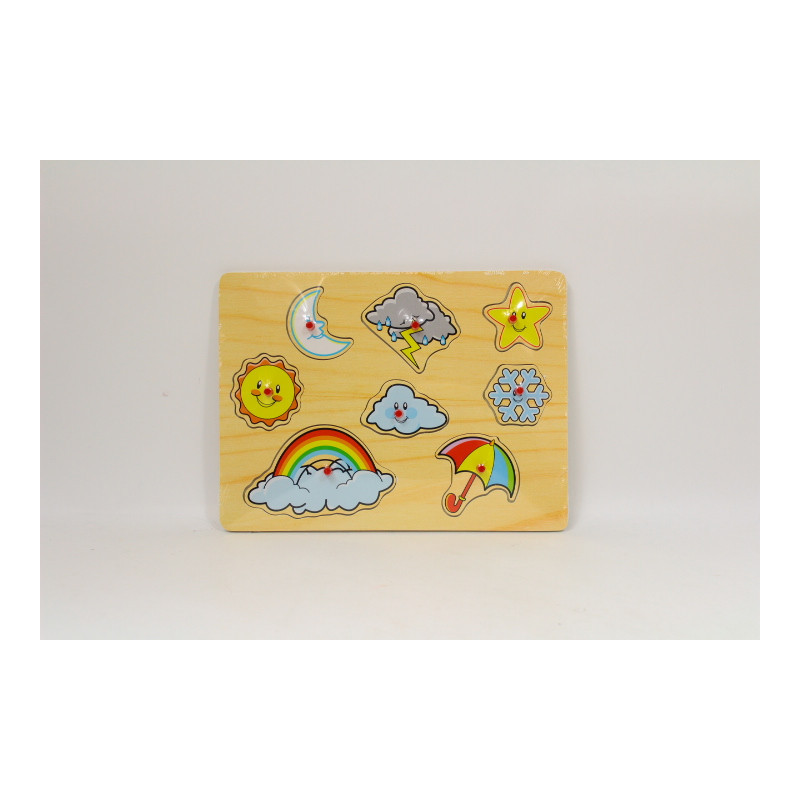 Układanka drewno Pogoda D-107 41073