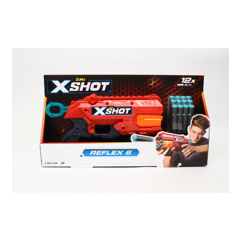 ZURU X-SHOT Reflex 6 wyrzutnia 12strz 36433 22157