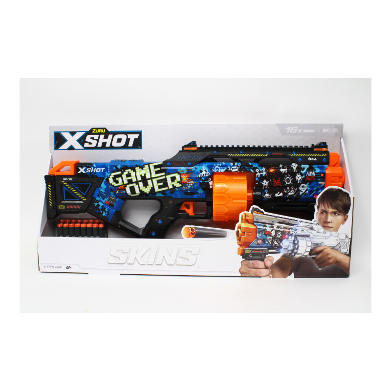 ZURU X-SHOT Skins Last wyrzutnia16st 36518A 39279