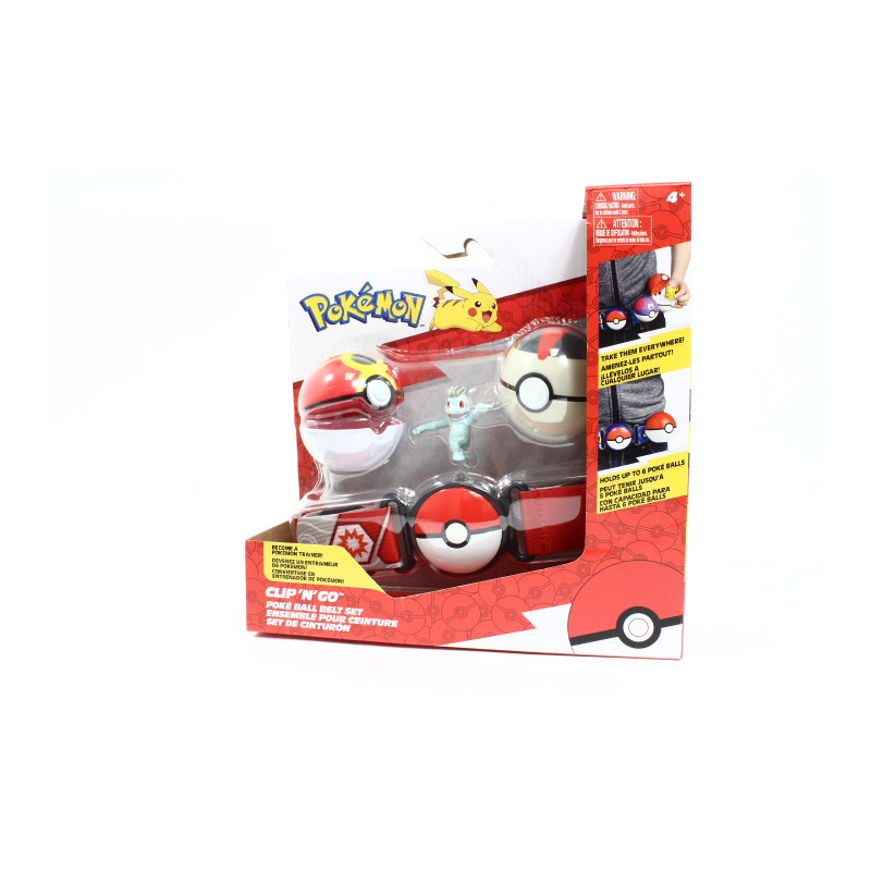  ClipNGo Pokeball Pas Machop W10 PKW2717 26301