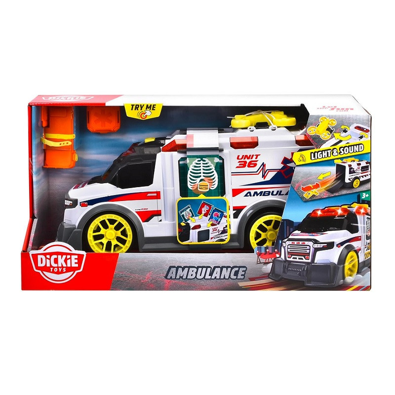 Dickie ambulans 36 cm św/dźw 330-7003