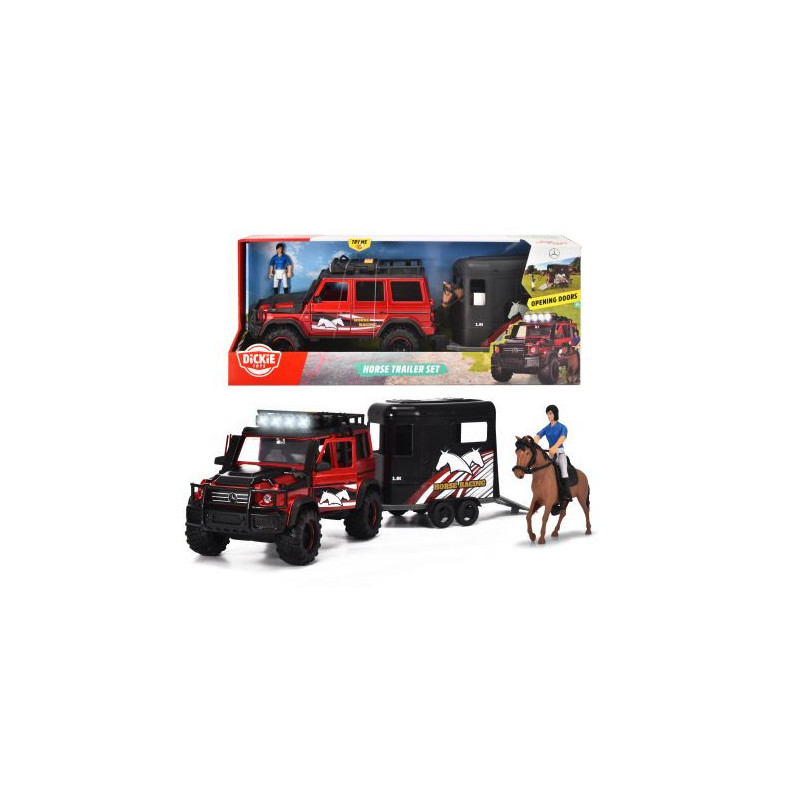 Dickie Playlife dżokej jeep z przyczepą 383-7018