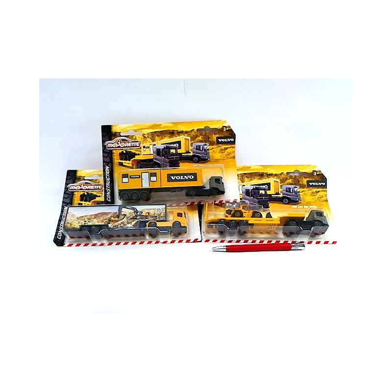 Majorette ciężarówki budowlane Volvo 3wz 205-7288