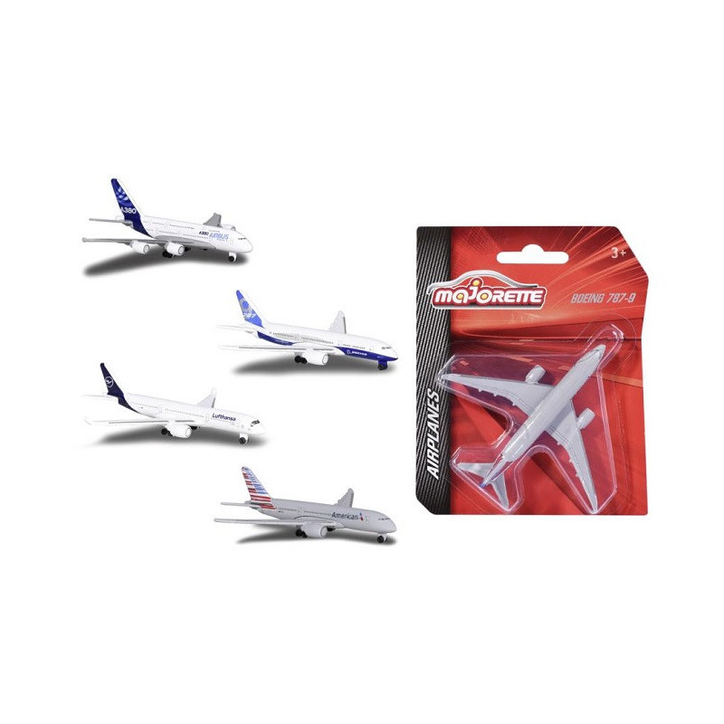 Majorette samoloty pasażerskie 5rodz 205-7980