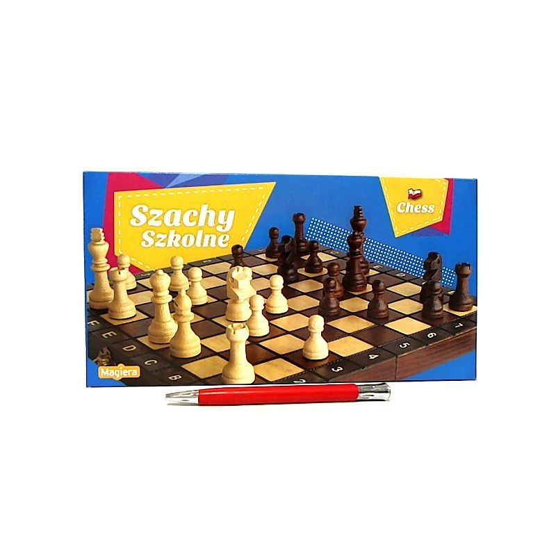 Szachy szkolne 28cm 30124