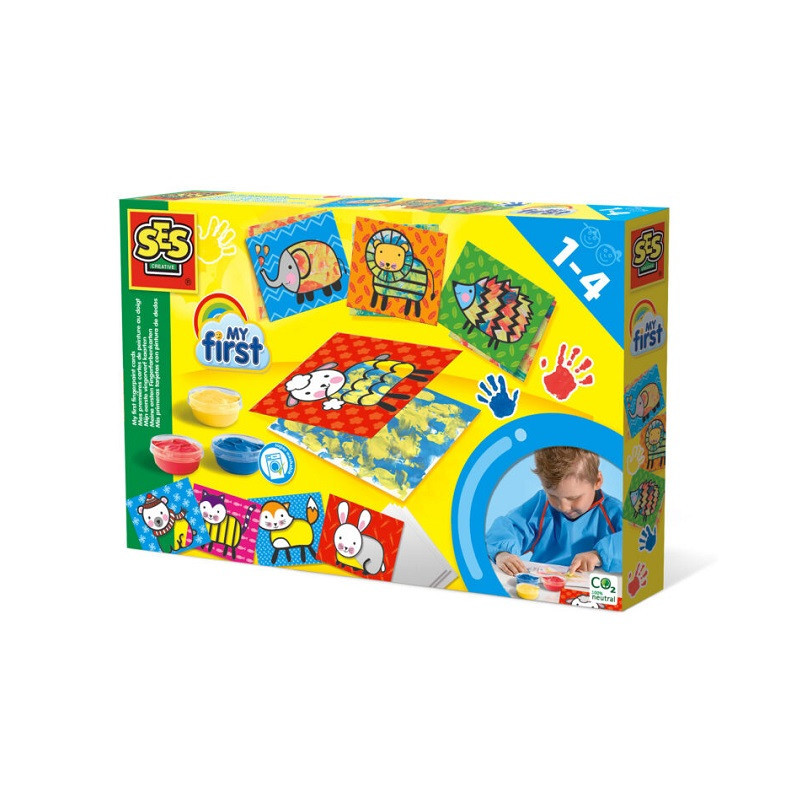 SES My first Farby maluj palcami+obraz.14415 44159