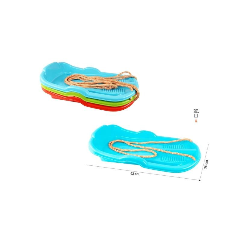 Sanki plastikowe ze sznurkiem TEH6481 06481