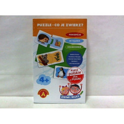Puzzle Co je zwierz - zabawa i nauka  18301