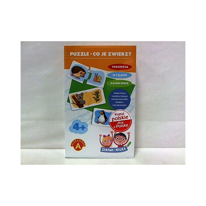 Puzzle Co je zwierz - zabawa i nauka  18301
