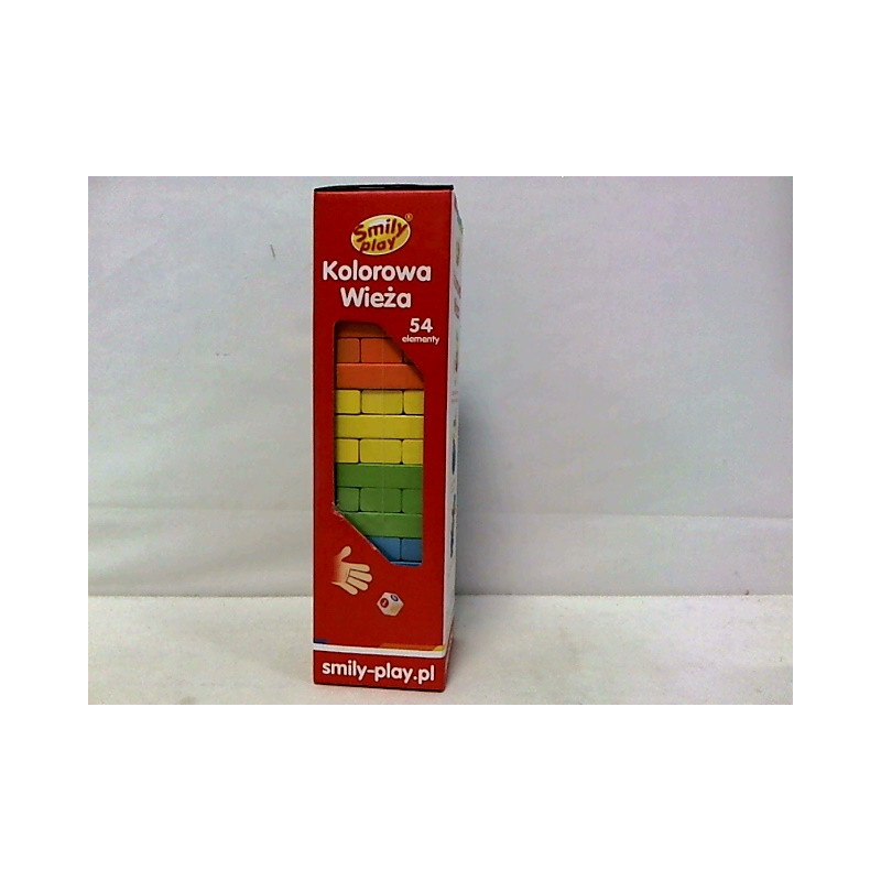  Kolorowa wieża drewno SmilyPlay AC7633 20497