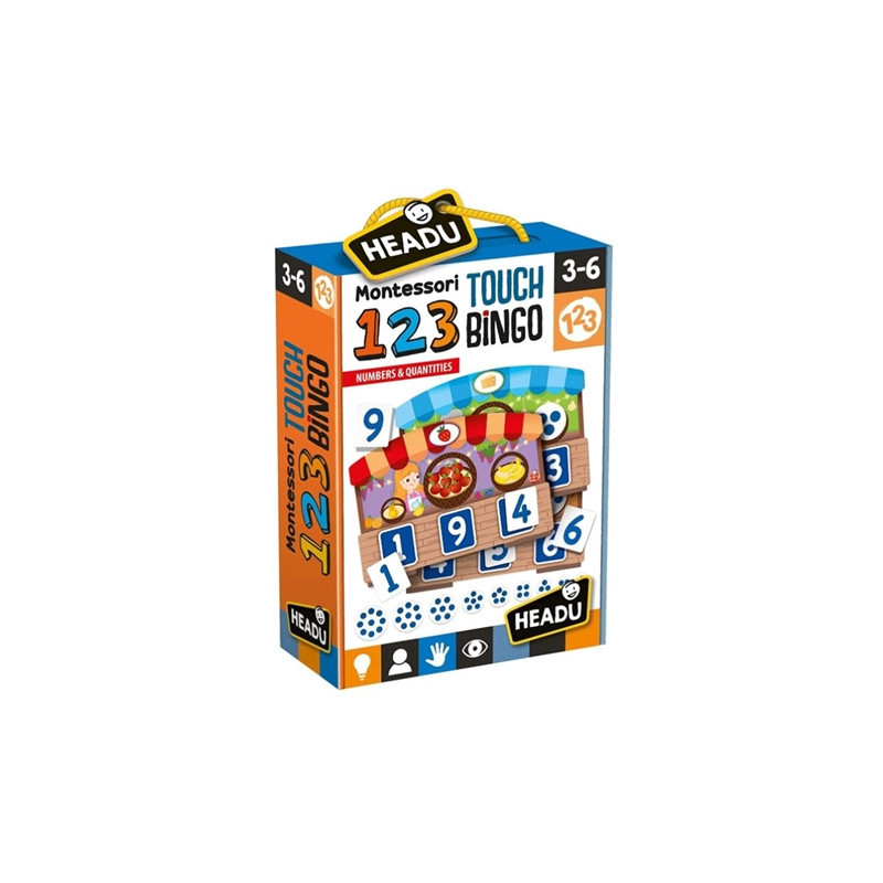 HEADU Montessori 123 bingo sensor.wiek 3-6 21109