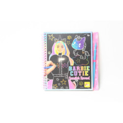 Lisciani Barbie sketch book CutieScratchRev 12433
