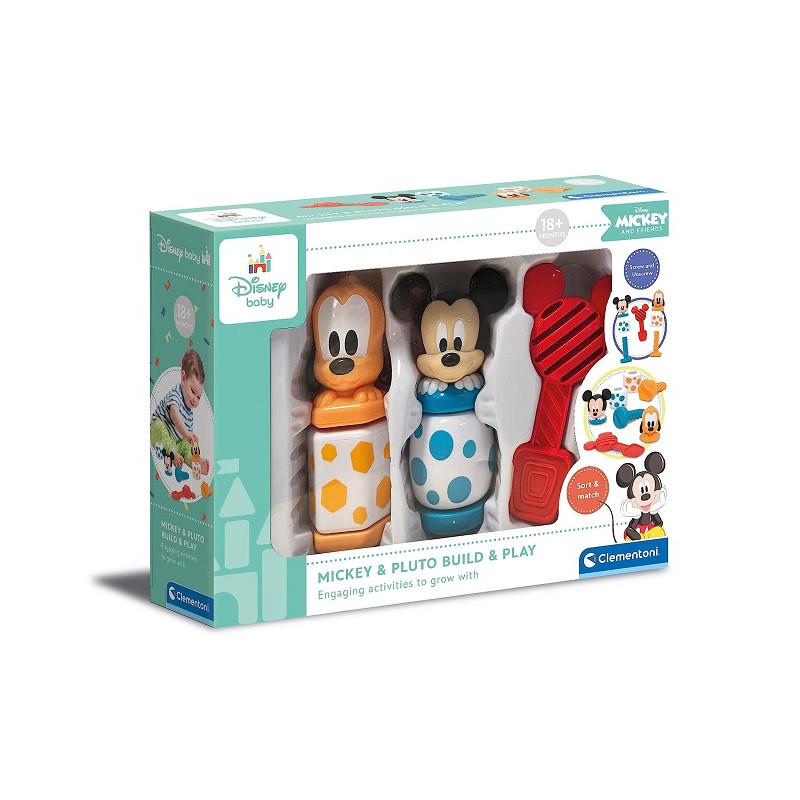 CLE BABY Mickey_Pluto Zbuduj i baw się 17814