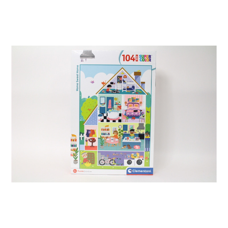 CLE puzzle 104 maxi SuperKolor HomeSweetHome 23775