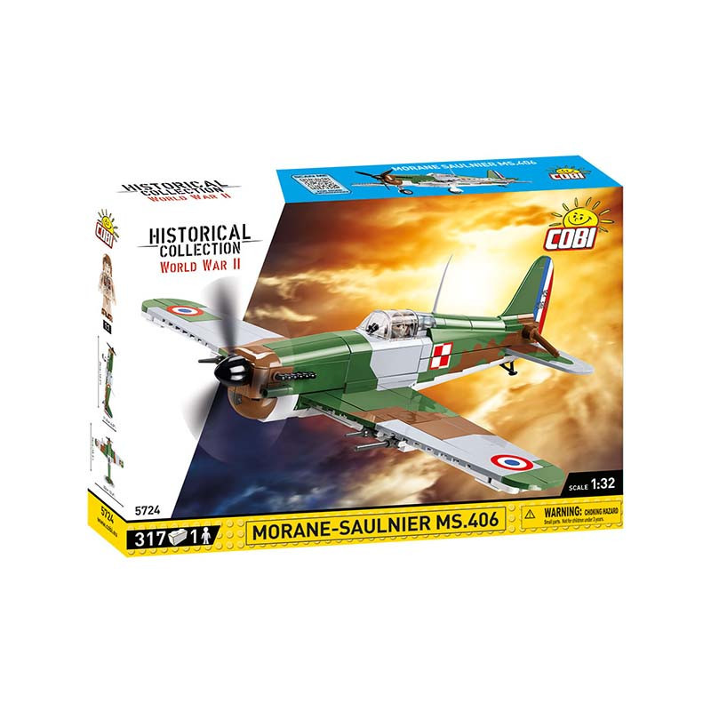 COBI HC WWII Morane-Saulnier MS.406 317kl 5724