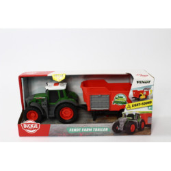 Dickie Fendt traktor z przyczepą 26cm 373-4001