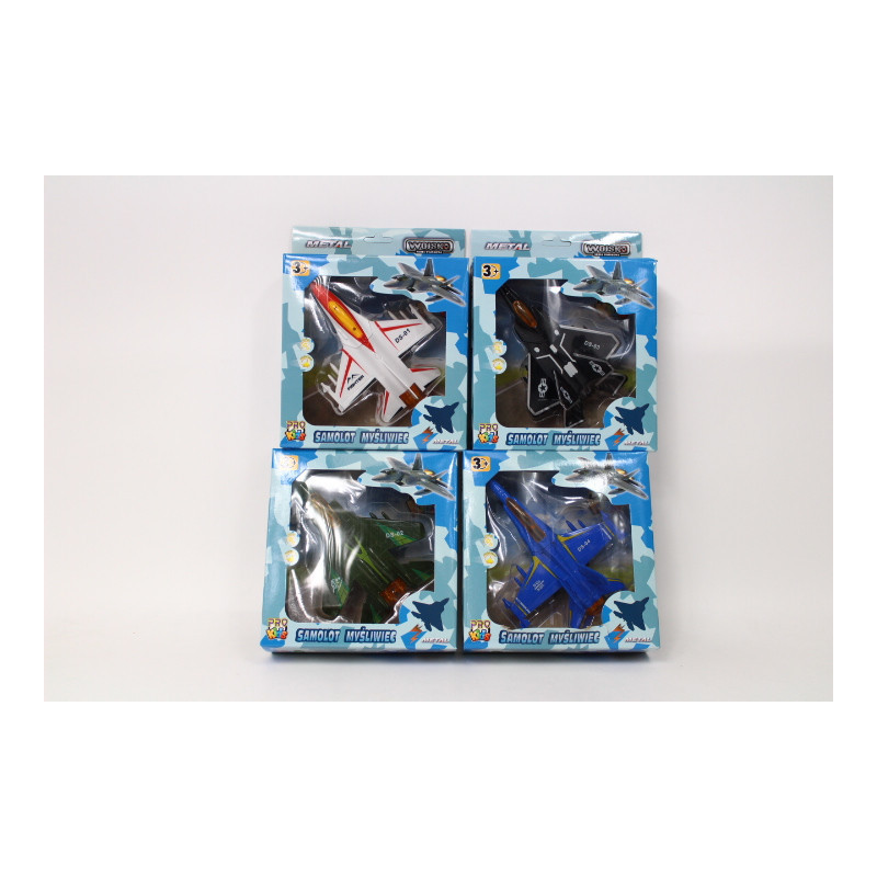 Samolot myśliwiec metal 95888