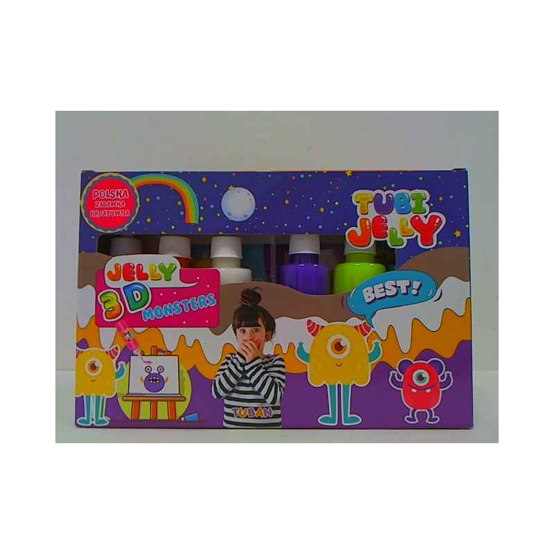 TUBAN-Zestaw Tubi Jelly 6kol Potworki TU3324 33248