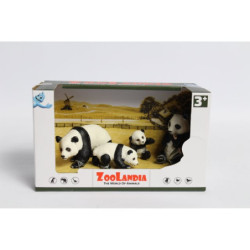 Zoolandia Panda z rodziną pudełko 51045 10456