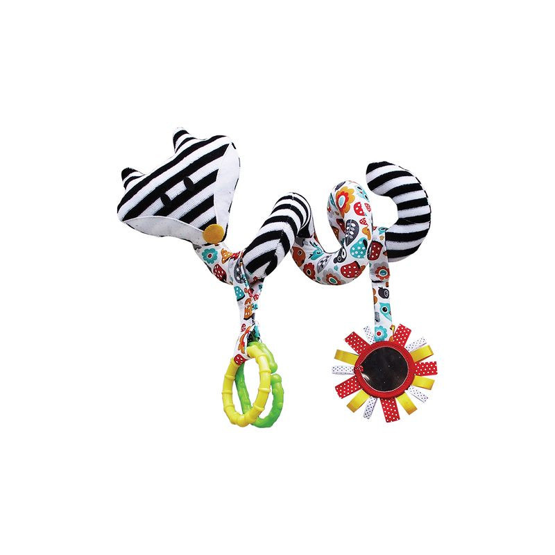 Grzechotka Spiralka wózkowa biało-czarna 951 69519