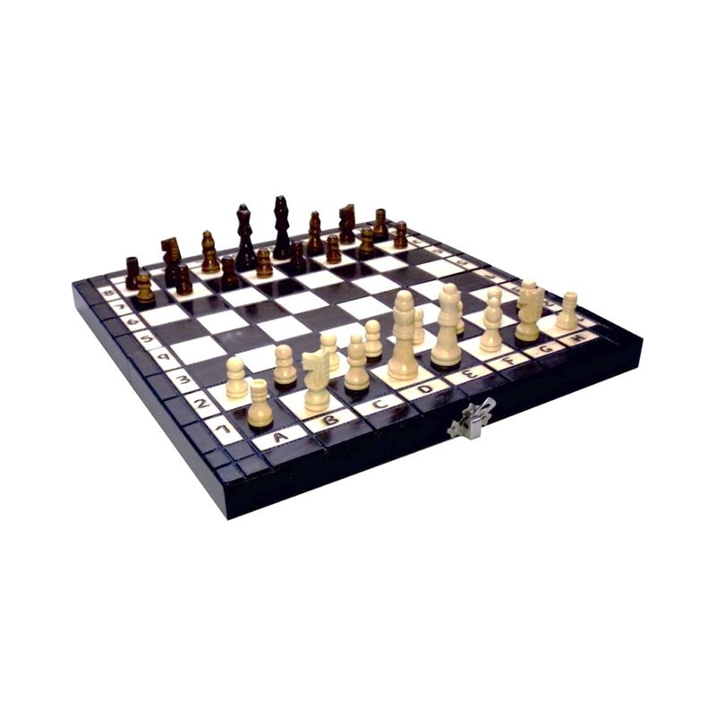 Szachy drewniane 23cm AB 72403