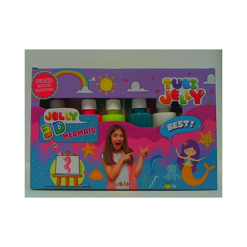 TUBAN zestaw Tubi Jelly 6kol Syrenka TU3322 33224
