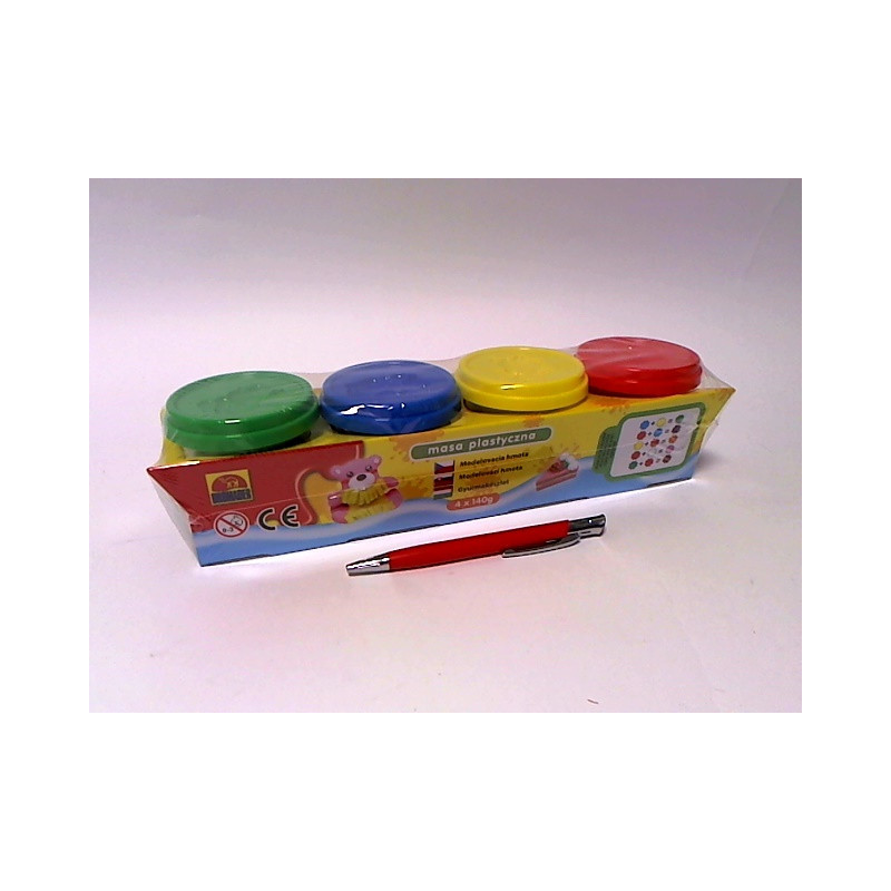 Masa plastyczna 4 tuby duże 43001 30017