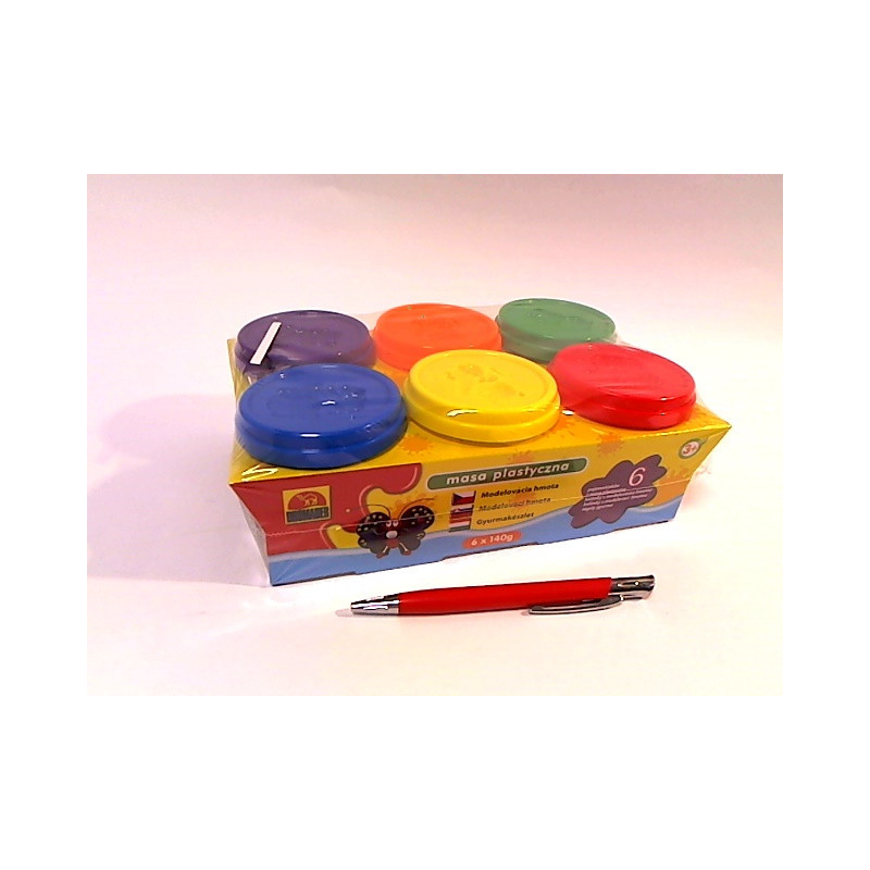 Masa plastyczna 6 dużych tub 43005 30055