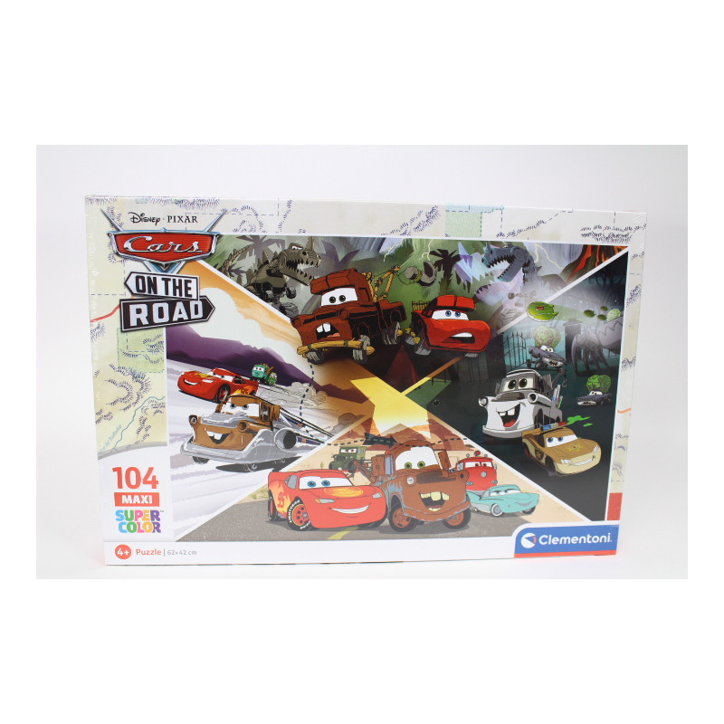 CLE puzzle 104 maxi SuperKolor Disney CarsOn.23774