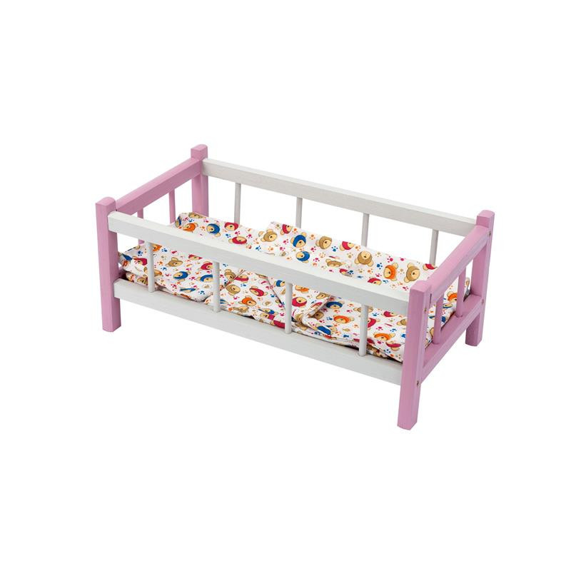 Łóżeczko średnie z pościelą kolor 01622