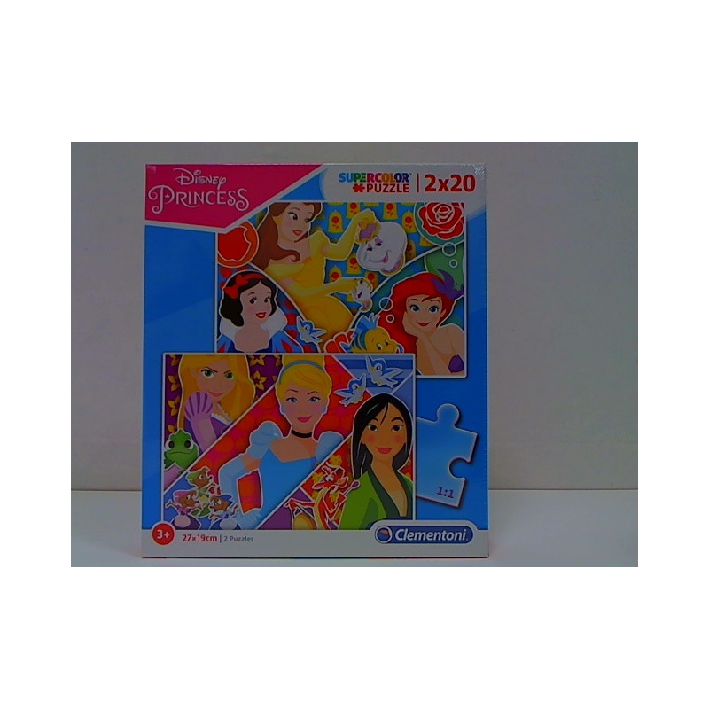 CLE puzzle 2x20 SuperKolor Princess 24766