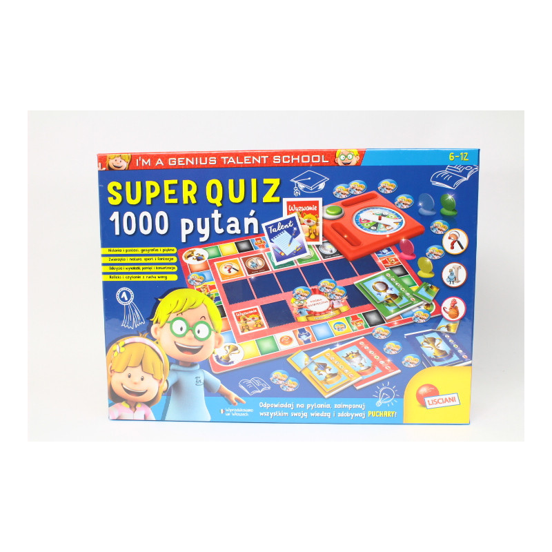Lisciani I_m a genius Super quiz 1000pytań 19072