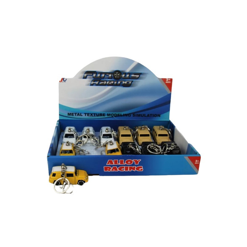 Auto brelok metal św/dźw 12szt/disp 1345824 58243