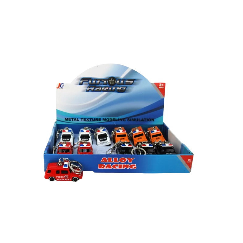 Auto brelok metal św/dźw 12szt/disp 1345825 58250