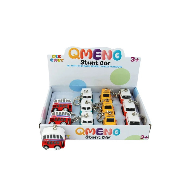 Auto brelok metal św/dźw 12szt/disp 1345826 58267