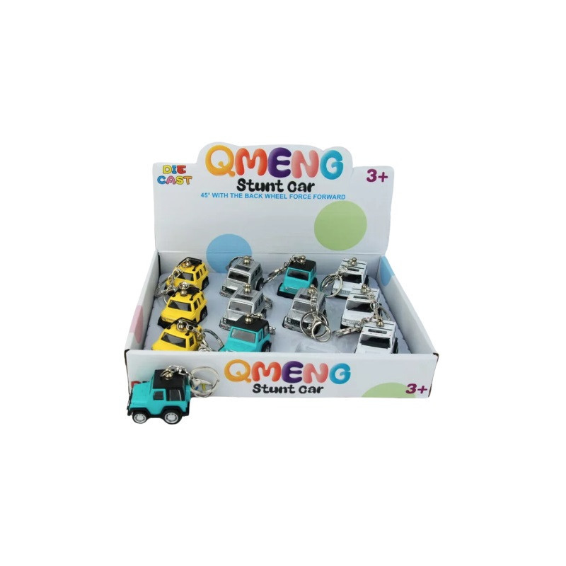 Auto brelok metal św/dźw 12szt/disp 1345827 58274