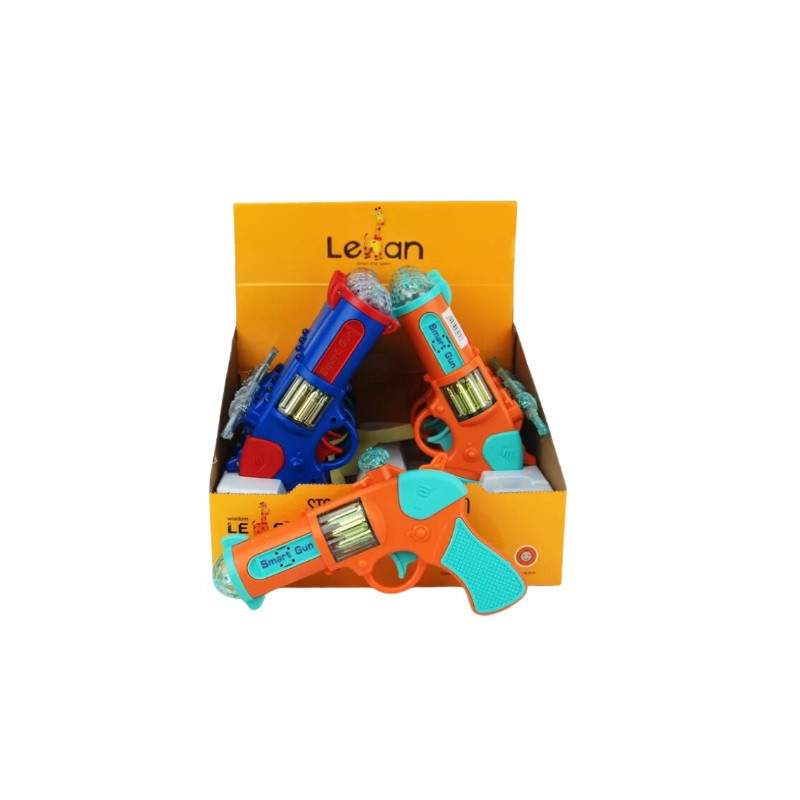 Pistolet na baterie św/dźw 8szt/box 1303062 30623