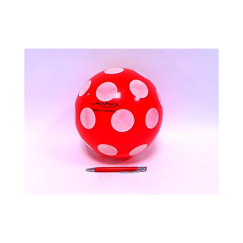 John piłka 9"/230mm perłowa Kropki 130054131